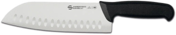 Santoku kés vájatokkal Supra, hosszúság 34 cm | AMBROGIO SANELLI S350.020