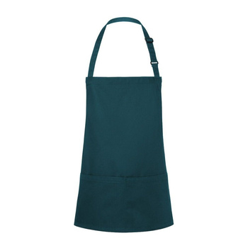 Rövid kötény Basic 75 x 60 cm zsebbel és csattal fenyőzöld | KARLOWSKY BLS 6-80-Stck