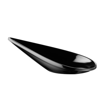 Előételes tálka DROP, melamin, fekete, 10.5x5.5x3 cm, 90 ml | APS 85371