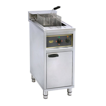 Elektromos olajsütő 1 medencés, állványon, 16 l, 12 kW, 400 V | ROLLER GRILL RFE 16 C