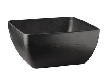 Tál SLATE melaminból, fekete, 25x25x12 cm, 3,8 l | APS 84245