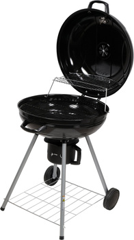 Kerek faszenes grill fedővel, 54 cm átmérőjű ráccsal | LUND 99584