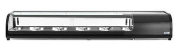 Hűtött bemutatóvitrin 5x GN 1/2, 67 l, 0-12°C, LED, 180x42x26,5 cm | ARKTIC 274040