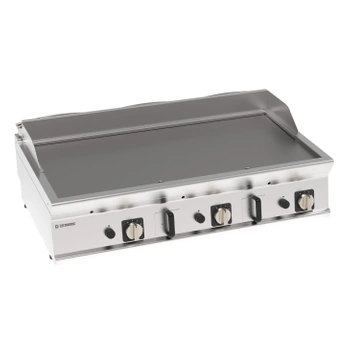 Gázüzemű sima sütőlap, állítható, 120 cm | TECNOINOX 713154