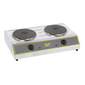 Elektromos 2 égős tűzhely, Ø23 cm, 2x2 kW, | ROLLER GRILL ELR 4