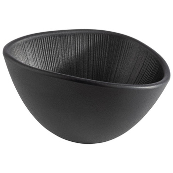 Tál NERO, melamin, fekete, 14.5x12.5x8 cm, 300 ml | APS 85092