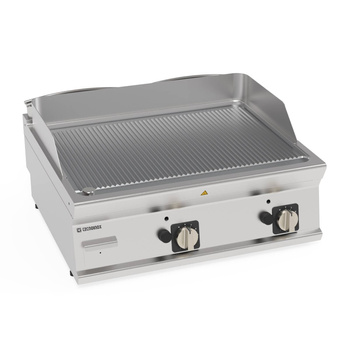 Gázüzemű krómozott bordázott álló grilllap 74,8x56,4 cm | TECNOINOX 713188