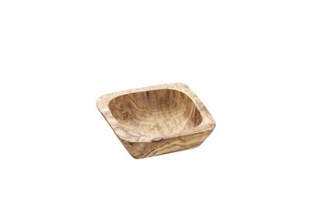 Tál OLIVE olívafából, 7.5x7.5x2.5 cm, 50 ml | APS 1013