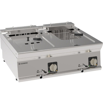 Elektromos olajsütő 2 medencés - kapacitás 2x8 l | TECNOINOX 716051
