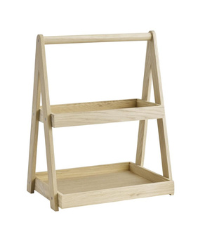 Büfé állvány VALO GN 1/2 és GN 1/3, 35x26,5x44,5 cm, barna | APS 14010