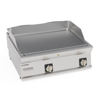 Grillező lap bordázott krómozott 400V Tecno74 | TECNOINOX 716229