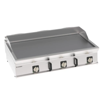 Elektromos grilllap, sima, krómozott 120 cm, 400V Tecno74 | TECNOINOX 716204