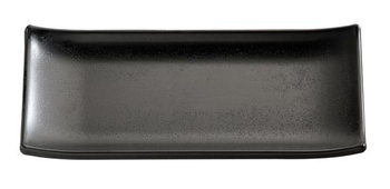 Sushi tálca ZEN, melaminból, fekete, 22.5x9.5x3 cm | APS 83744