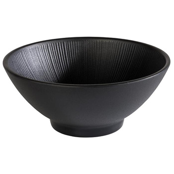 Tál NERO, melamin, fekete, 19x8 cm, 900 ml | APS 85070