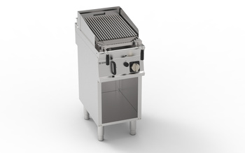 Grill lávaköves gázüzemű nyitott alsóvázas kivitelben 8 kW | TECNOINOX 713149
