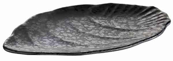 Tálca GLAMOUR, melaminból, fekete-szürke, 30x19x1.5 cm | APS 84381