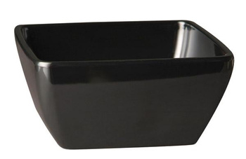 Tál PURE COLOR melaminból, fekete, 25x25x12 cm, 3.8 l | APS 83469