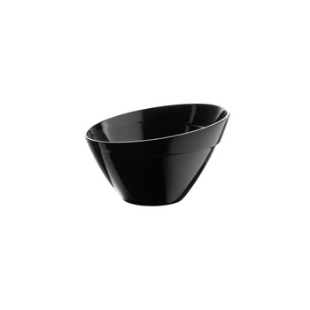 BALANCE melamin tál, fekete, 21x13 cm, 1,5 l | APS 85041