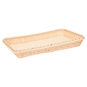 Kosár polipropilénből GN LINE, téglalap alakú, világos bézs, GN 1/1, 54x33x7.5 cm | APS 40220