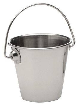 Vödör tálaláshoz SNACKHOLDER, rozsdamentes acél, 7x6.5 cm, 150 ml | APS 40630