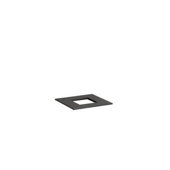 Palatábla négyzet alakú kivágással, Valo GN 1/6-hoz, 17.6x16.2x1 cm, fekete | APS 14076